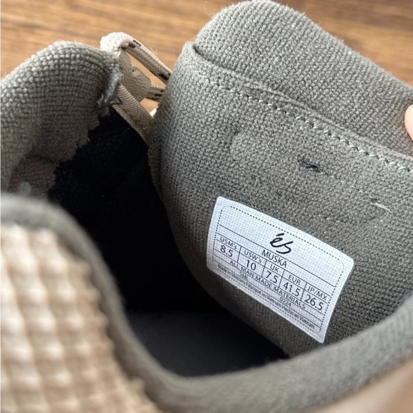 Es Skateboard Shoes The Muska (Vegan) Tan/Green - Picture 9 of 9